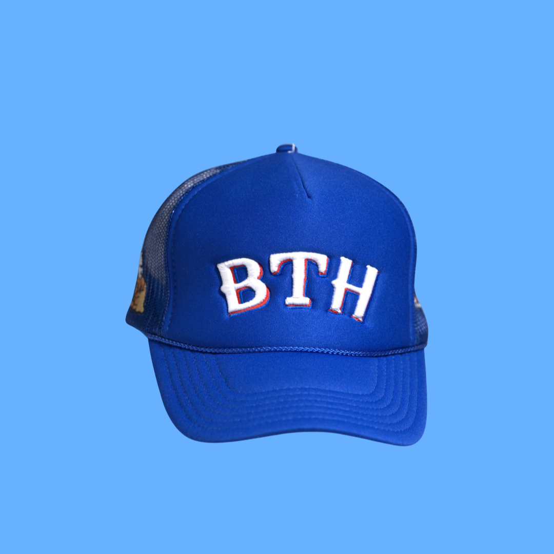 Blue”Texas Rangers ❌ Born To Hustle Trucker Hats – BORN TO HU$TLE