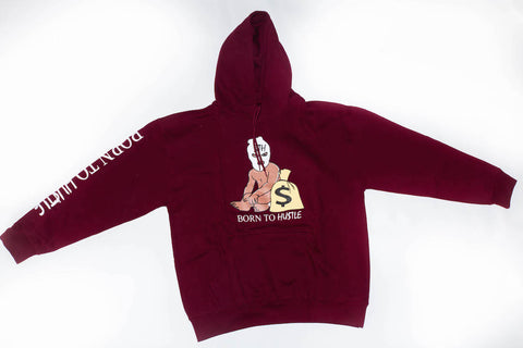 Burgundy "BTH" Sweatsuit Set