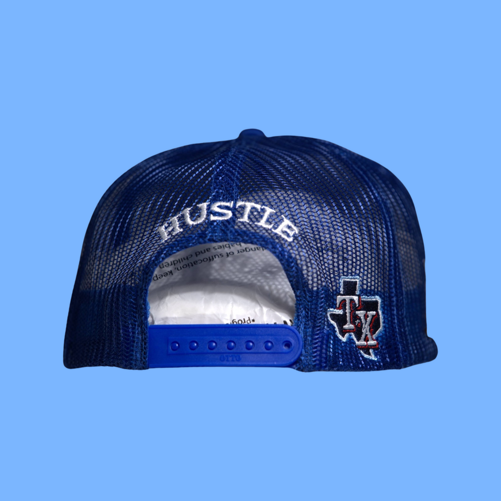 Blue”Texas Rangers ❌ Born To Hustle Trucker Hats – BORN TO HU$TLE